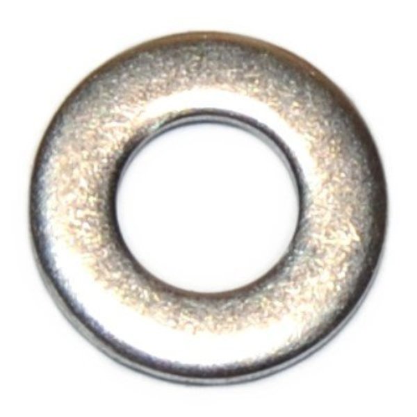 Midwest Fastener Flat Washer, Fits Bolt Size #8 , 18-8 Stainless Steel 30 PK 33841